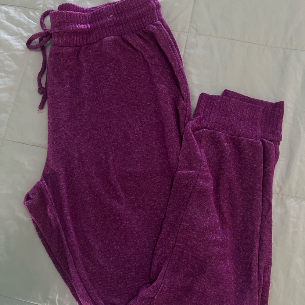 Purple Jogger Pants